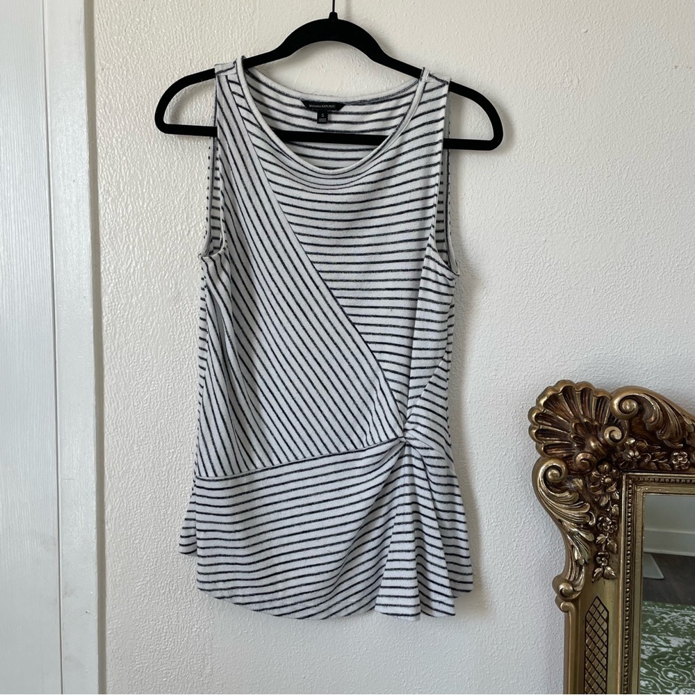 NWOT Banana Republic Striped Tank